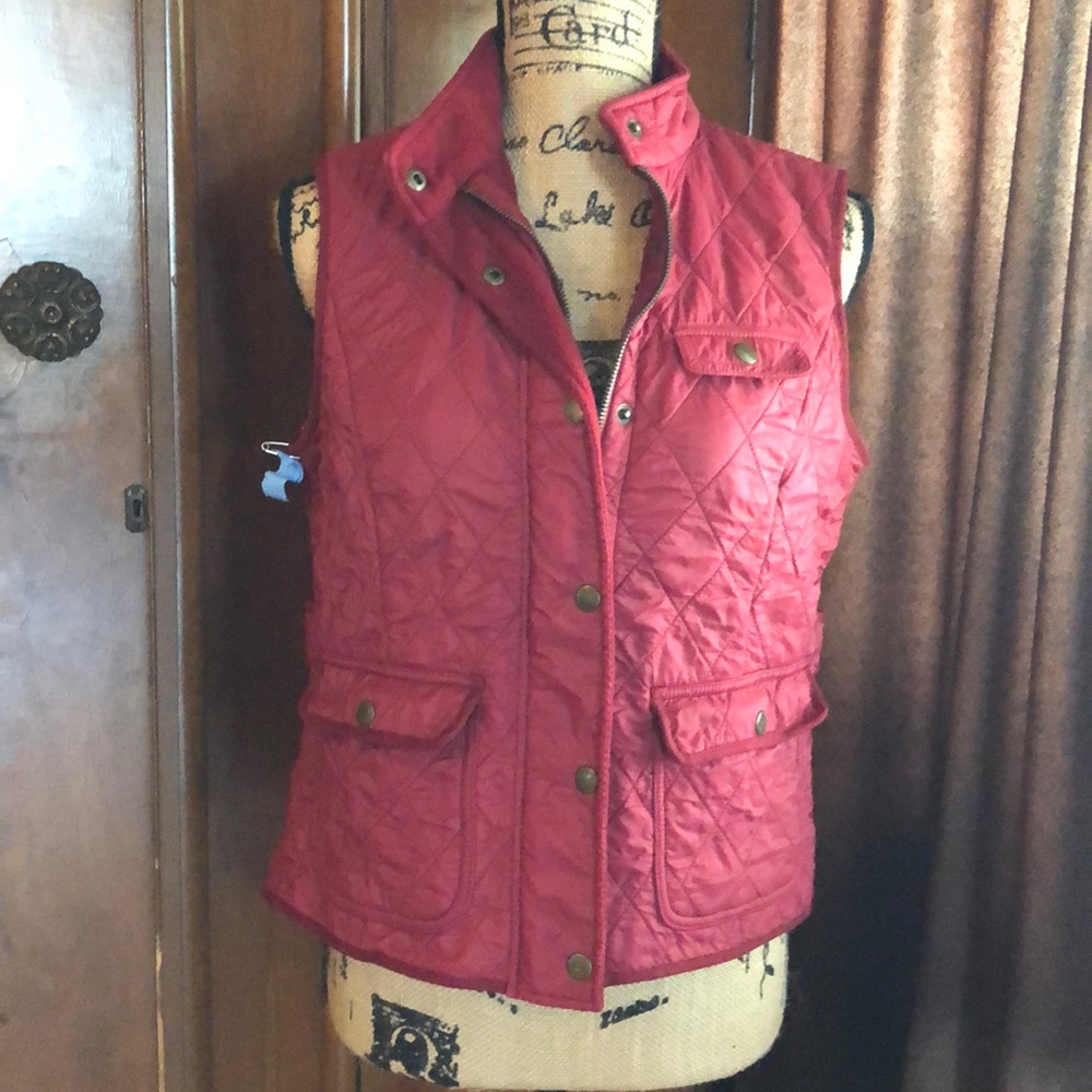 Talbots quilted vest